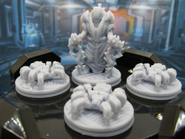 Mechromancer / Techromancer w/ Robo Spiders Mini Miniature Terrain 3D Printed