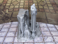 
              Rune Marked Cave Entrance Mini Miniature Figure Scenery Terrain 3D Printed Model
            