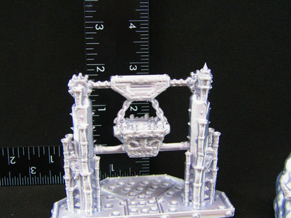 Smelting Iron Works Foundry and Furnace Scatter Terrain Scenery 3D Printed
