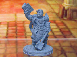 Preaching Paladin Knight Holy Order of Ash Mini Miniature 3D Printed Model