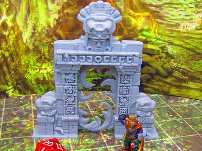 Jungle Magical Portal Entrance Gateway Scatter Terrain Scenery 3D Printed Model