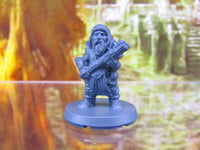 
              Dwarf Fighter Player Character Mini Miniatures 3D Printed Resin Model Figure
            