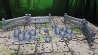 
              11 Piece Fence and Pumpkin Patch Scatter Terrain Miniature Model UNPAINTED 28mm Scale RPG Fantasy Games Dungeons & Dragons 3D Printed
            
