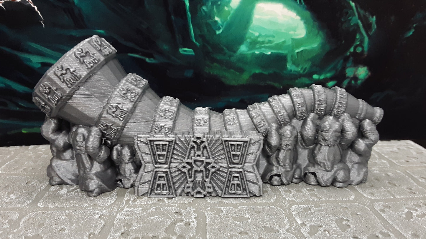 Dwarven Great Horn Miniature Model UNPAINTED 28mm Scale Fantasy Scatter Terrain for RPG Tabletop Fantasy Games Dungeons & Dragons 3D Printed