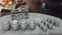 
              9 Piece Barrels and Casks Shelves 28mm Scale Fantasy Scatter Terrain 3D Printed Model RPG Tabletop Fantasy Games Dungeons & Dragons
            