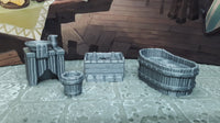 
              4 Piece Privy Bathroom Set 28mm Scale Fantasy Scatter Terrain Model for RPG Tabletop Fantasy Games Dungeons & Dragons 3D Printed
            