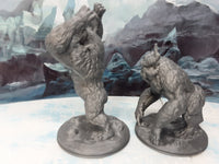 
              Alpha and Beta Yeti Pair 28mm Scale Figure for RPG Fantasy Games Dungeons & Dragons 3D Printed EC3D Wilds of Wintertide Mini Miniature Model
            