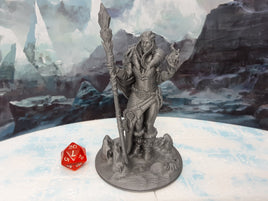 Frost Giant Female 28mm Scale Figure for RPG Fantasy Games Dungeons & Dragons 3D Printed EC3D Wilds of Wintertide Mini Miniature Model