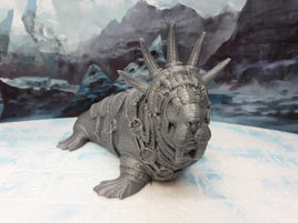 Walrus God 28mm Scale Figure RPG Fantasy Games Dungeons & Dragons 3D Printed EC3D Wilds of Wintertide Mini Miniature Model