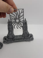 
              3 Piece Eldritch Portal Gateway Entrance Scatter Terrain Scenery Dungeons & Dragons 3D Printed Mini Miniature Model Den of Alien Evil
            