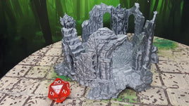 Ruined Altar Scatter Terrain Scenery 28mm Dungeons & Dragons 3D Printed Mini Miniature Model Tabletop War Gaming Wilds of Wintertide