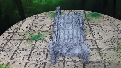 Ruined Stone Bridge Scatter Terrain Scenery 28mm Dungeons & Dragons 3D Printed Mini Miniature Model Tabletop War Gaming Wilds of Wintertide