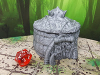 
              Barbarian Tribal Hut Removable Roof Scatter Terrain Scenery 28mm Dungeons & Dragons 3D Printed Mini Miniature Model Wilds of Wintertide
            