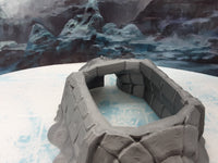 
              Ice Igloo Tribal Hut Removable Roof Scatter Terrain Scenery 28mm Dungeons & Dragons 3D Printed Mini Miniature Model Wilds of Wintertide
            