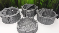 
              4 Floor Modular Watchtower Stone Castle Terrain Scenery 28mm Dungeons & Dragons 3D Printed Mini Miniature Model Tabletop War Gaming
            