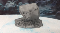 
              Small Broken Down Snow Covered Wagon Scatter Terrain Scenery 28mm Dungeons & Dragons 3D Printed Mini Miniature Model Wilds of Wintertide
            