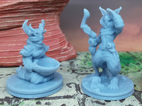
              Catfolk Pair Seer and Guide Mini Miniatures 28mm Figure RPG Tabletop Gaming Dungeons & Dragons 3D Printed Resin Empire of Scorching Sands
            