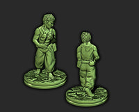 
              Market Patrons Villagers Mini Miniatures Figure Tabletop Fantasy Games Dungeons & Dragons 3D Printed Resin Empire of Scorching Sands
            