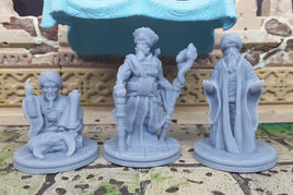 3 Wise Old Men Desert Themed Mini Miniatures Figure Tabletop Fantasy Games Dungeons & Dragons 3D Printed Resin Empire of Scorching Sands