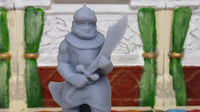 
              Palace Soldier Guard Swordsman Mini Miniature Figure for Tabletop Fantasy Games Dungeons & Dragons 3D Printed Resin Empire of Scorching Sand
            