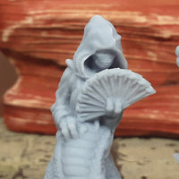 
              Snakefolk Sorceress Reptilian Mini Miniatures Figure Tabletop Fantasy Games Dungeons & Dragons 3D Printed Resin Empire of Scorching Sands
            