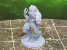 Howling Werewolf Miniature Mini 3D Printed Resin Model 28/32 mm Scale RPG Fantasy Games Dungeons & Dragons Tabletop Gaming 3D Printed Resin
