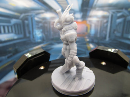 Alien Insectoid Warrior Mini Miniature Scatter Terrain Scenery 3D Printed Model 28/32mm Scale Sci Fi Science Fiction RPG Tabletop Gaming