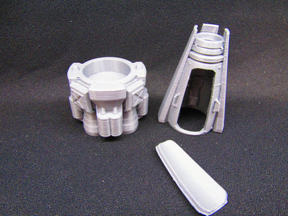 Personal Escape Pod Ship Miniature Mini Scatter Terrain Scenery 3D Printed Model 28/32mm Scale Sci Fi Science Fiction RPG Tabletop Gaming
