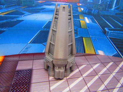 Personal Escape Pod Ship Miniature Mini Scatter Terrain Scenery 3D Printed Model 28/32mm Scale Sci Fi Science Fiction RPG Tabletop Gaming