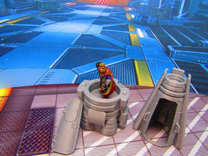 Personal Escape Pod Ship Miniature Mini Scatter Terrain Scenery 3D Printed Model 28/32mm Scale Sci Fi Science Fiction RPG Tabletop Gaming