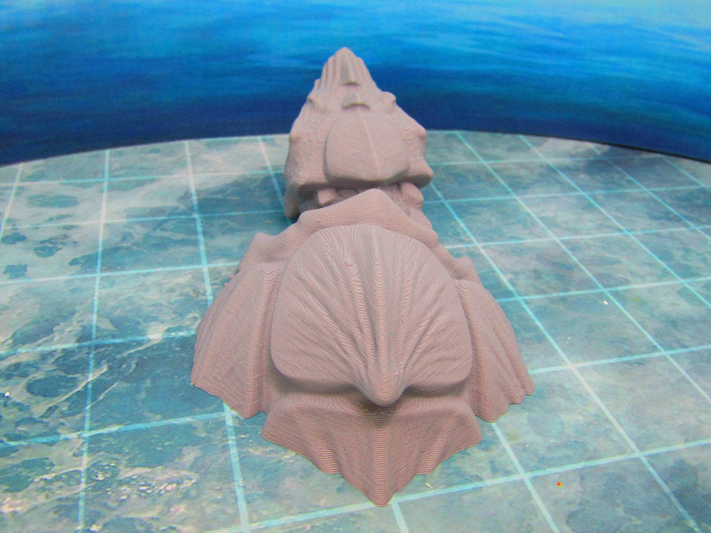 Breaching Dragon Turtle Sea Monster Mini Miniature Figure D Printed Model 28/32mm Scale Fantasy RPG Tabletop Gaming Dungeons & Dragons