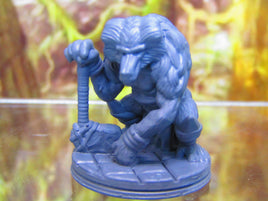 Monkey Baboon Fighter Warrior Soldier Mini Miniature Figure 3D Printed Model 28/32mm Scale Fantasy RPG Tabletop Gaming Dungeons & Dragons
