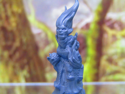 Female Sorceress Witch Hag Banshee Mini Miniature Figure 3D Printed Model 28/32mm Scale Fantasy RPG Tabletop Gaming Dungeons & Dragons
