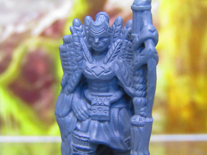 Tribal Jungle Warrior Eagle Hero Mini Miniature Figure 3D Printed Model 28/32mm Scale Fantasy RPG Tabletop Gaming Dungeons & Dragons