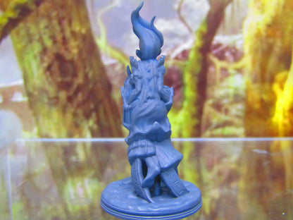 Female Sorceress Witch Hag Banshee Mini Miniature Figure 3D Printed Model 28/32mm Scale Fantasy RPG Tabletop Gaming Dungeons & Dragons