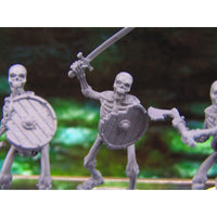 
              4pc Undead Skeletons Unarmored Fighters Mini Miniatures 3D Printed Model 28/32mm Scale RPG Fantasy Games Dungeons & Dragons Tabletop Gaming
            