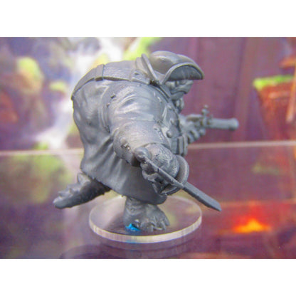 Tortle Pirate Turtle Man Race Mini Miniature Figure 3D Printed Model 28/32mm Scale RPG Fantasy Games Dungeons & Dragons Tabletop
