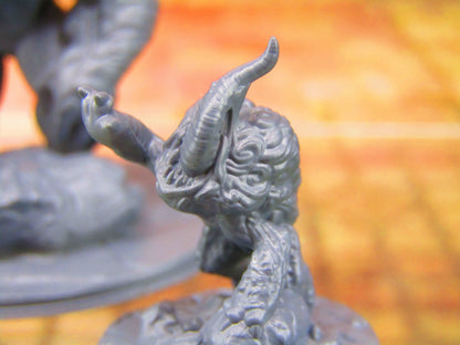 Brain / Flesh Golem and Intellect Devourers Monster Encounter Mini Miniature Figure Dungeons & Dragons 3D Printed Mini Miniature Model