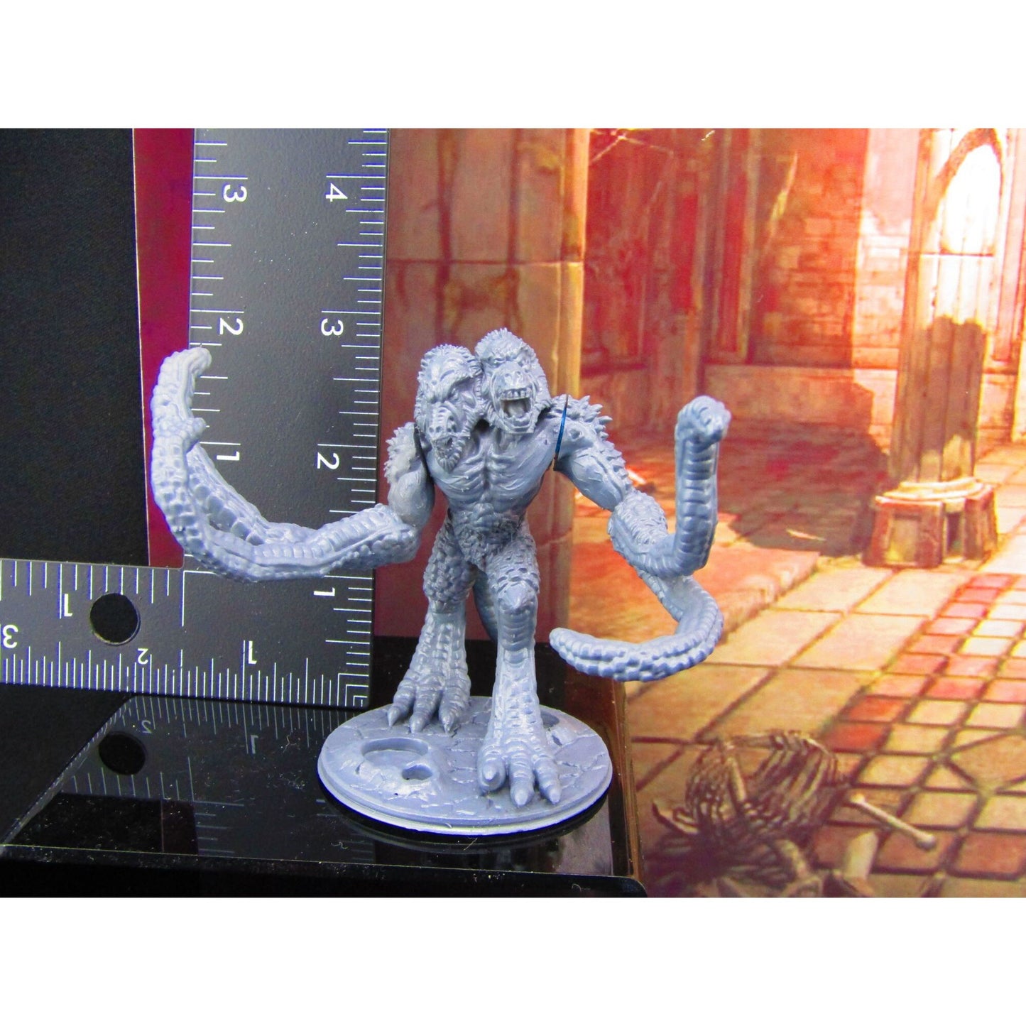 Demogorgon Deity Demon Underworld Monster  Mini Miniature Model Character Figure 28mm/32mm Scale RPG Tabletop Gaming Wargaming D&D etc.