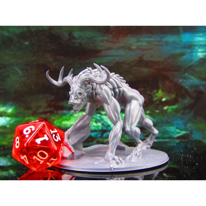 Wendigo Evil Spirit Cryptid Monster Pose A Mini Miniature Model Character Figure 28mm/32mm Scale RPG Tabletop Gaming Wargaming D&D etc.
