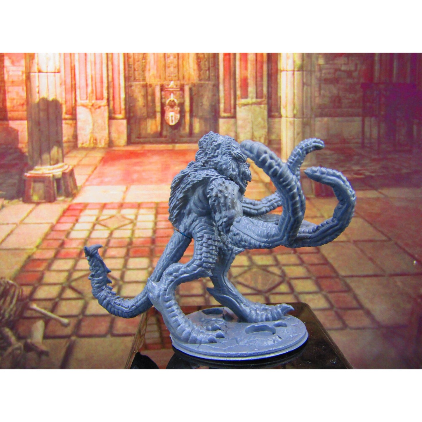 Demogorgon Deity Demon Underworld Monster  Mini Miniature Model Character Figure 28mm/32mm Scale RPG Tabletop Gaming Wargaming D&D etc.