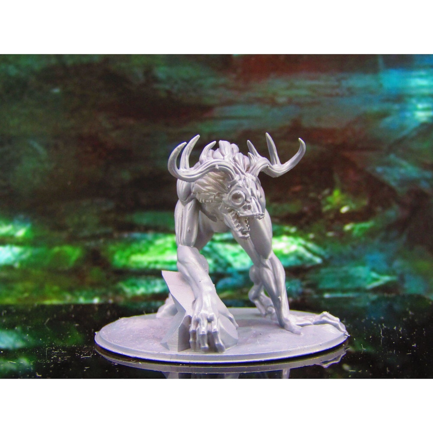 Wendigo Evil Spirit Cryptid Monster Pose A Mini Miniature Model Character Figure 28mm/32mm Scale RPG Tabletop Gaming Wargaming D&D etc.