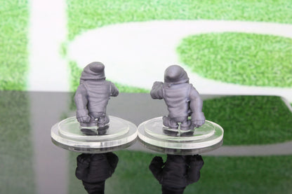 2pc Runner Dwarves Mini Miniature Model Character Player 32mm Scale RPG Tabletop Blood Fantasy Football Bowl Team