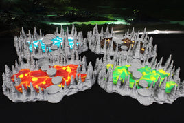 Color Stalagmite Cave Cavern Lava Acid Mud Sulphur Water Pool Pit Fantasy Scatter Terrain Scenery Model RPG Tabletop Game Dungeons & Dragons